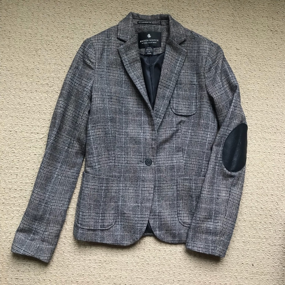 Scotch & Soda Plaid Blazer - Petite S